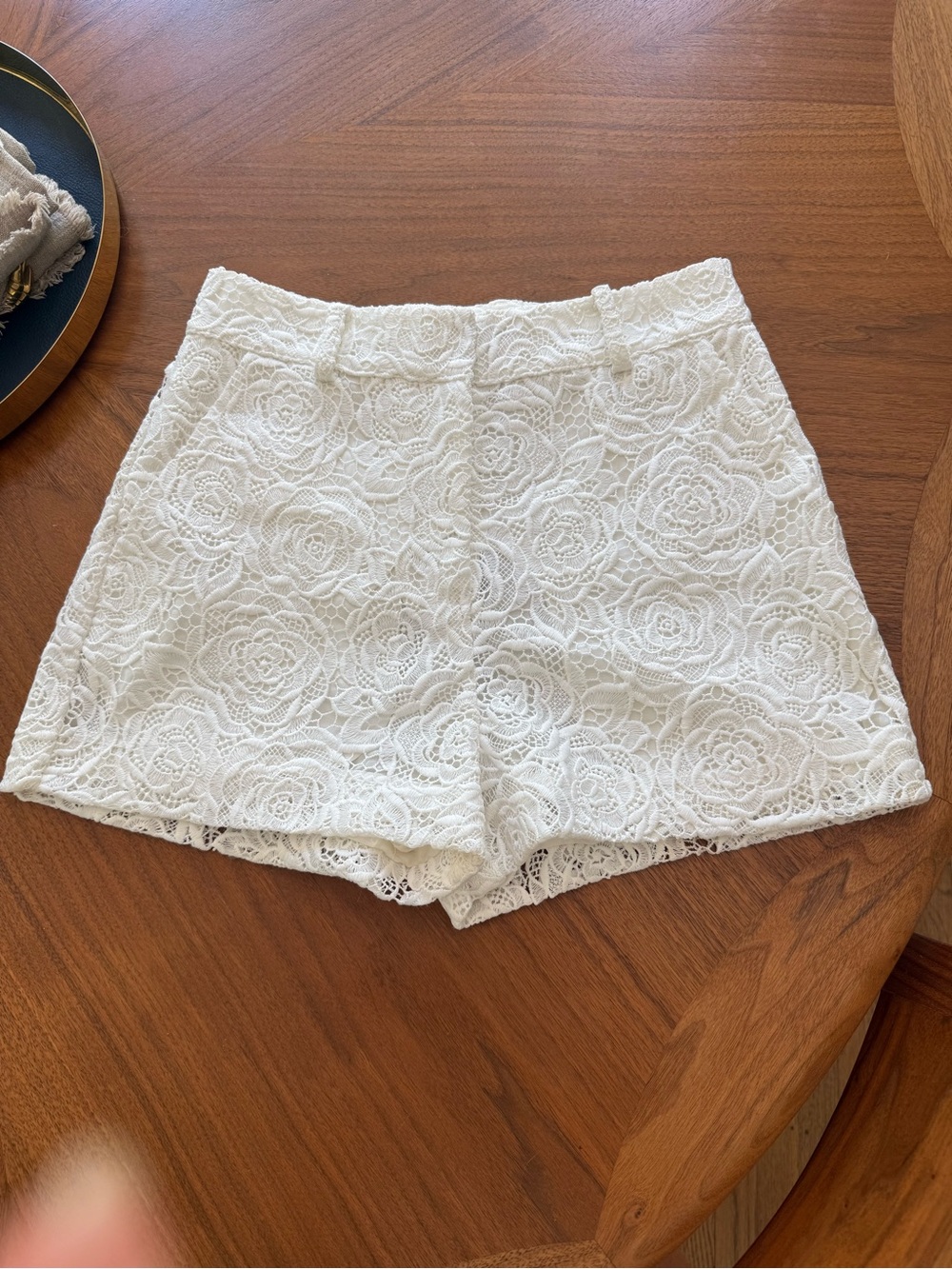 McQ White Lace Women's Shorts